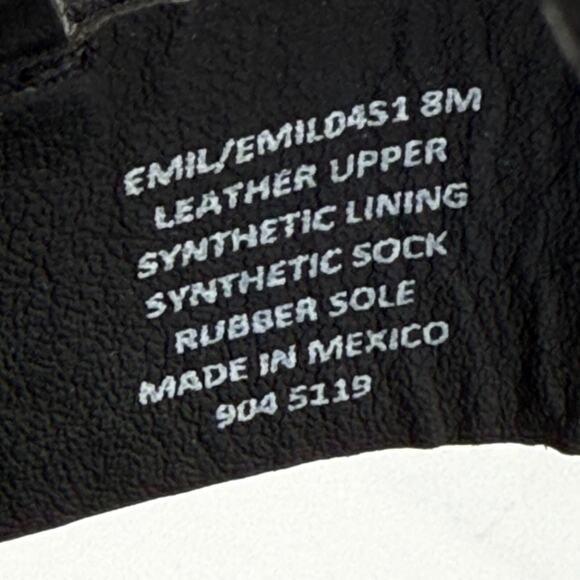 Steve Madden Women's Emil Block Heel Biker 90s Sandals Chunky Leather Size 8M - Picture 4 of 9